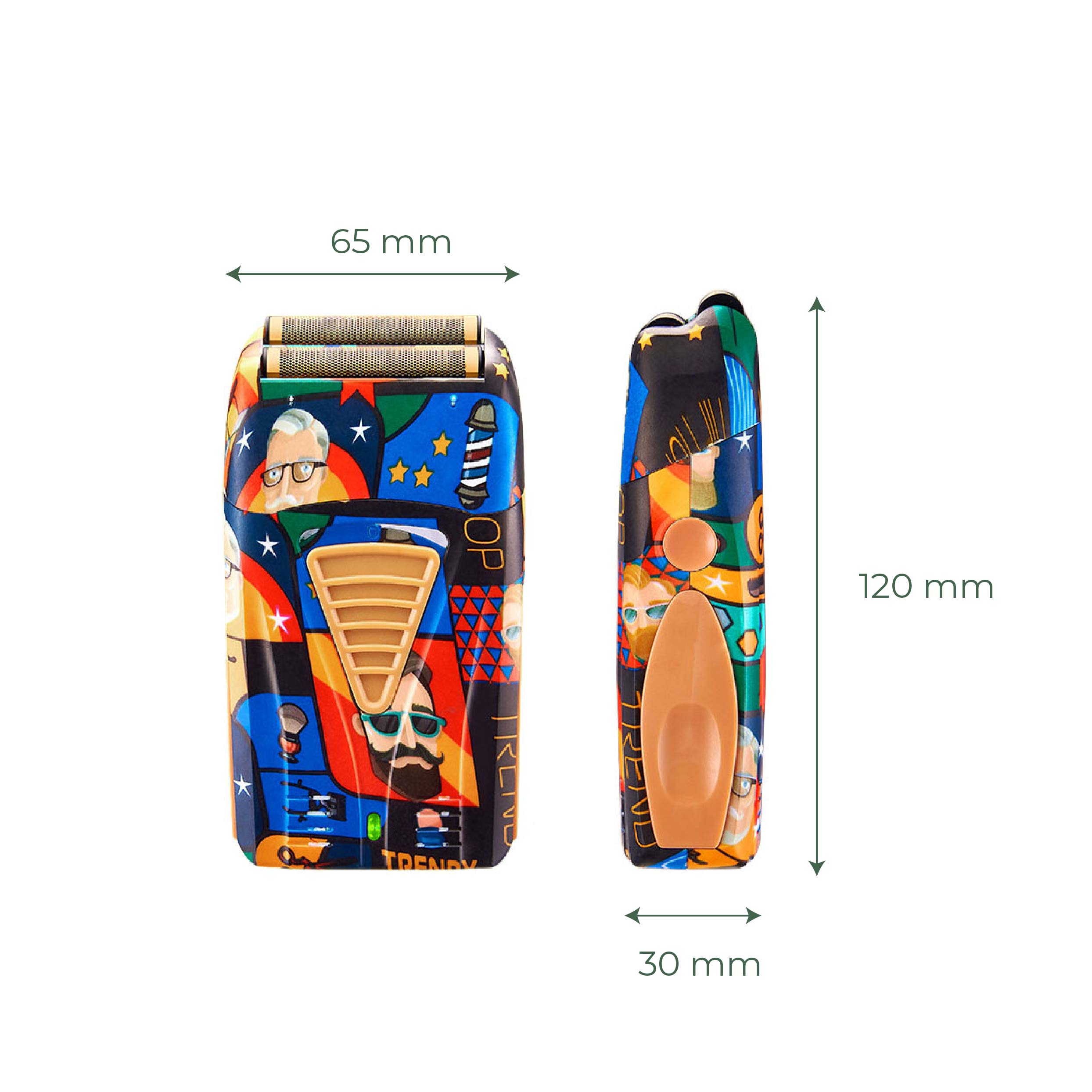 Cortapelos + afeitadora de red de 3 cuchillas