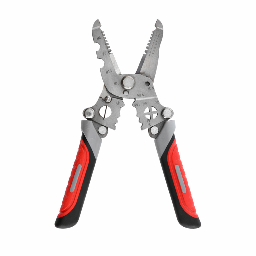 Pelacables plegable profesional Moi - Herramienta multifuncional para cortar y crimpar cables