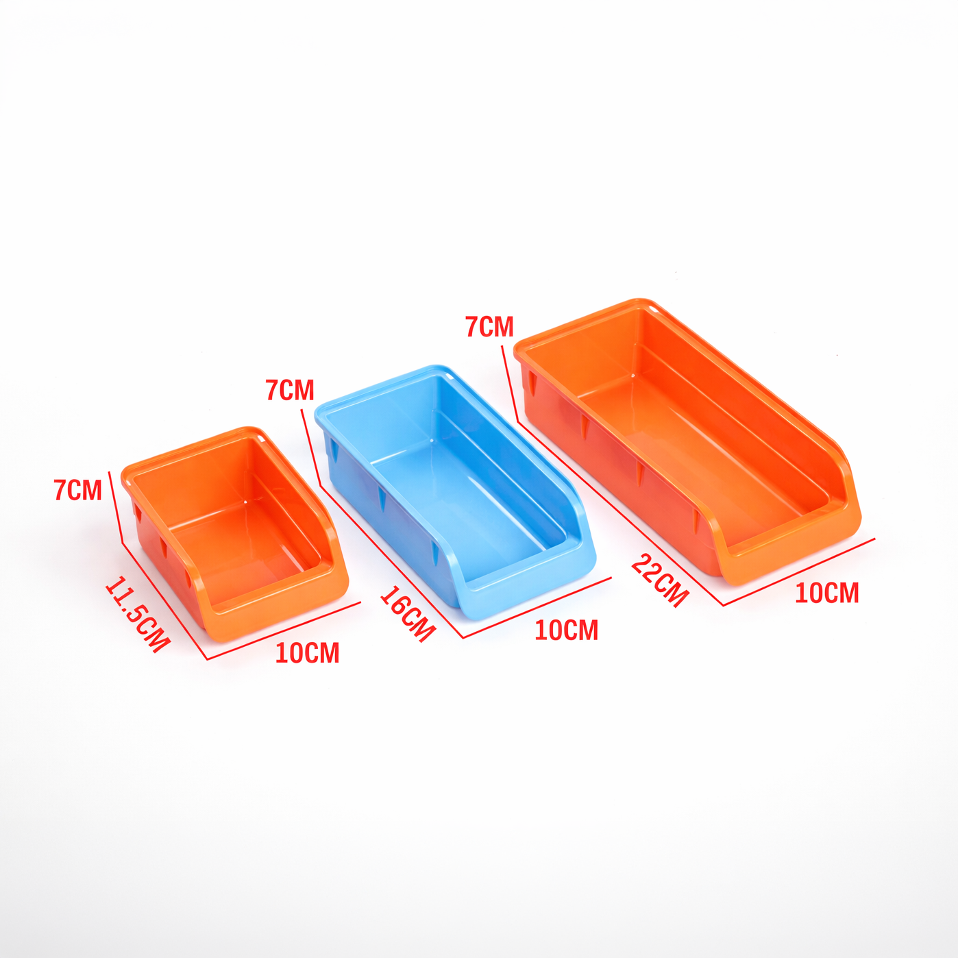 Tablero organizador de herramientas modular de pared Howard con contenedores de almacenamiento de varios tamaños.
