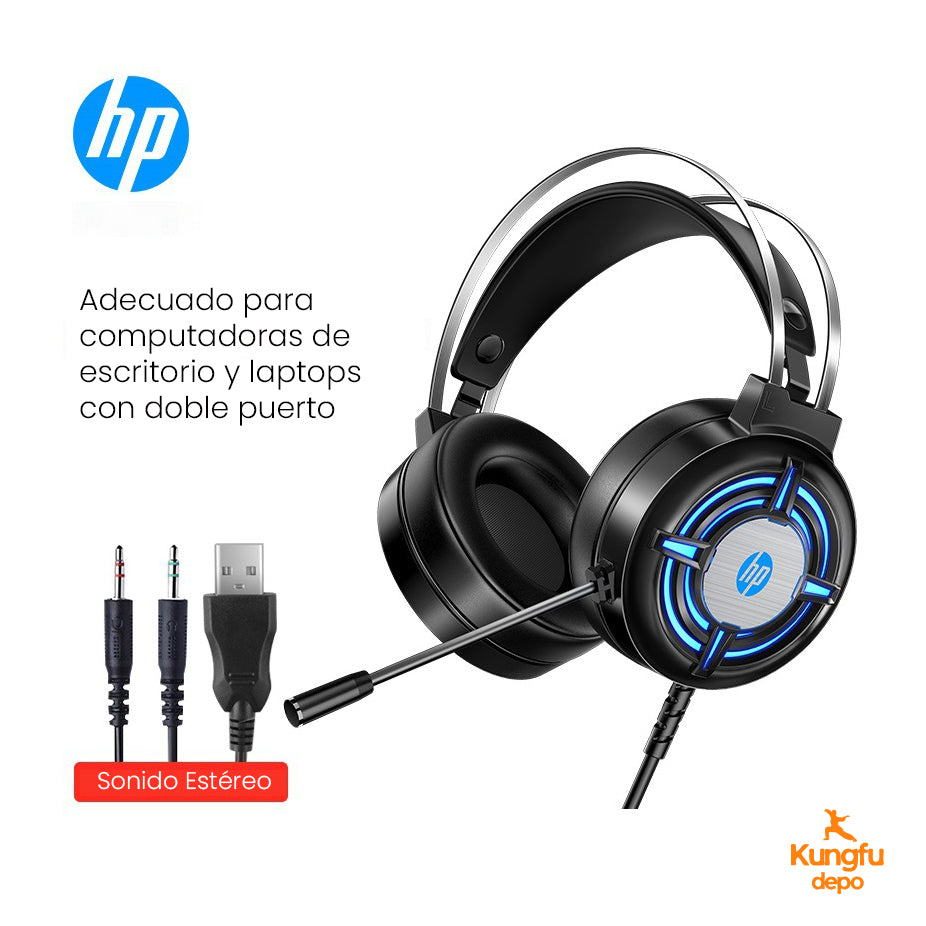 Auriculares para juegos H120 - Interfaz dual de 3,5 mm con micrófono