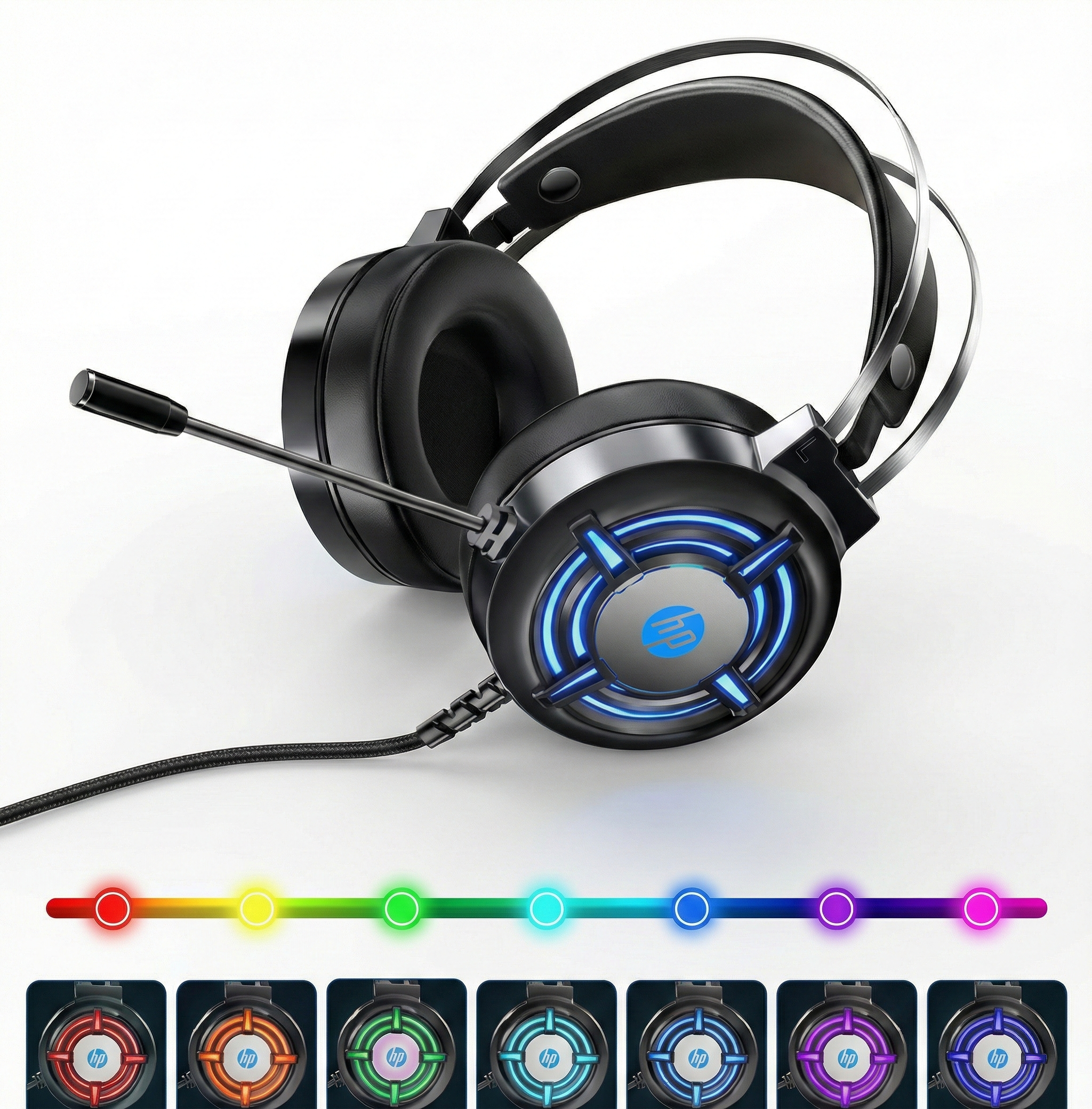 Auriculares para juegos H120 - Interfaz dual de 3,5 mm con micrófono