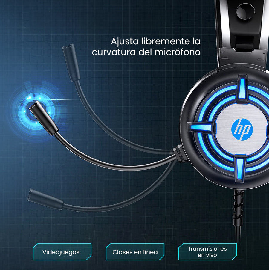 Auriculares para juegos H120 - Interfaz dual de 3,5 mm con micrófono