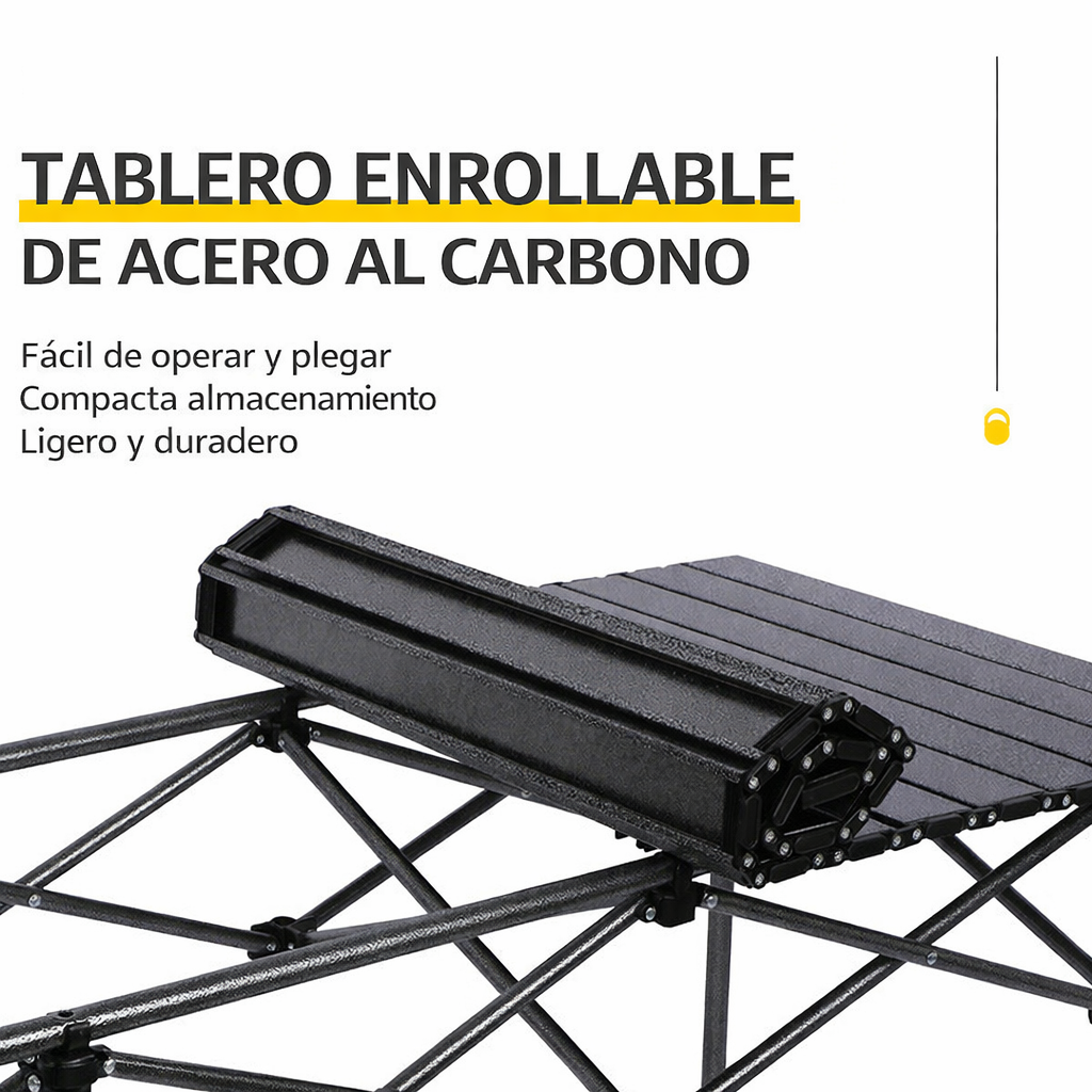 Mesa plegable portátil para camping Jeff de 95 cm