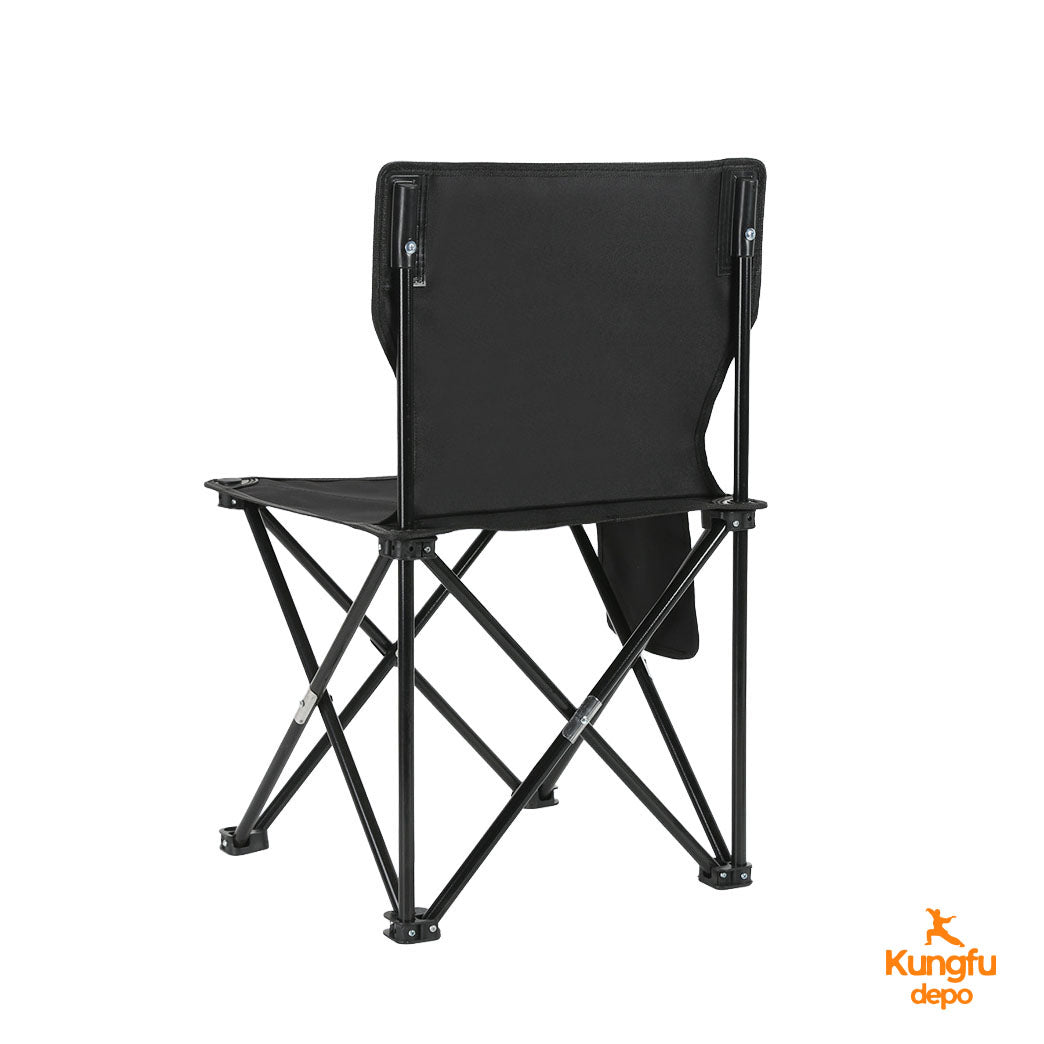 Silla plegable portátil para camping Barry con bolsa de transporte - Juego de 2 piezas