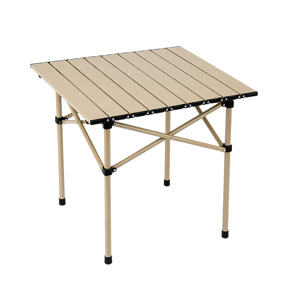 Mesa Plegable Para Camping Fort – Tablero De Aluminio, Estructura Metálica, 95x56x50 cm, 2 Colores