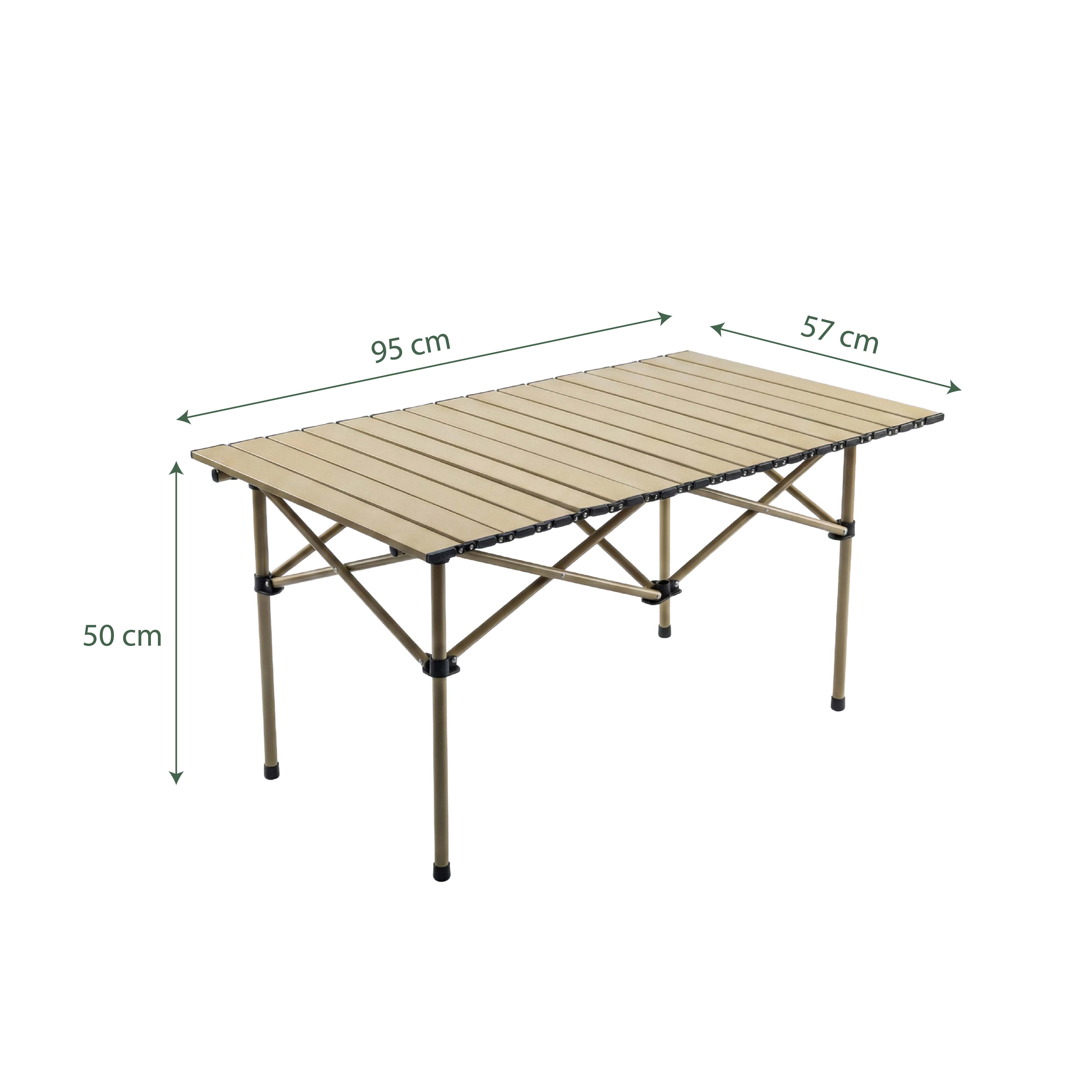 Mesa plegable portátil para camping Jeff de 95 cm