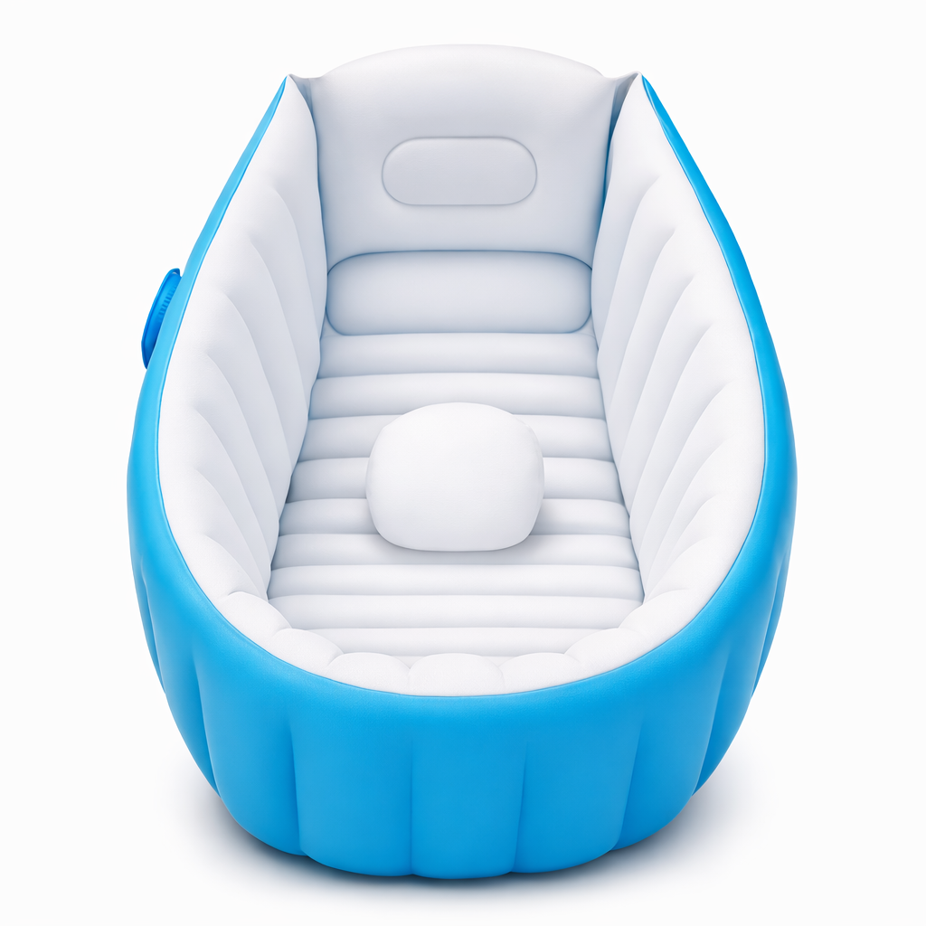 Bañera inflable para bebé, bañera portátil