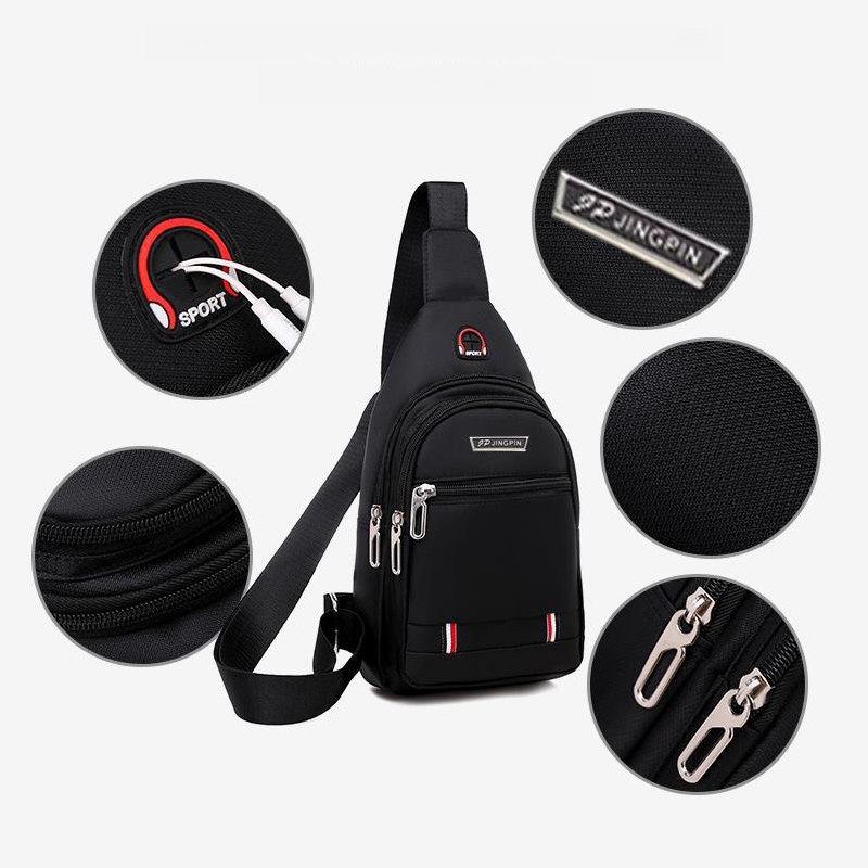 Bolso bandolera táctico de alto rendimiento Alexander - Nylon balístico resistente al agua
