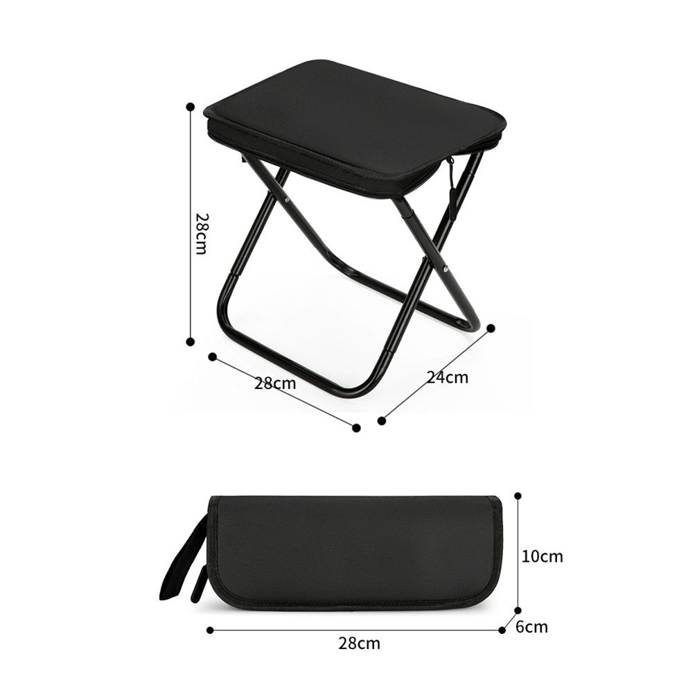 Taburete plegable portátil Oribe con bolsa de transporte