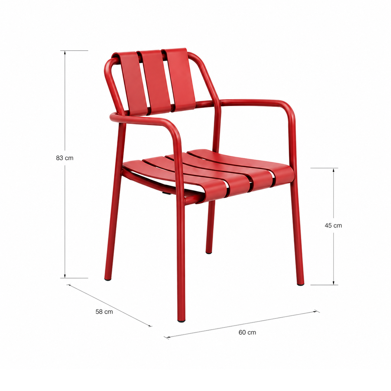 Juego de comedor de exterior modernista de 5 piezas de Sherry Terraza
