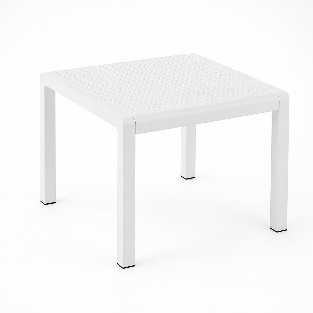 Mesa de Centro Cuadrada de Plástico Steve | 50 x 50 cm | Tapones Antideslizantes
