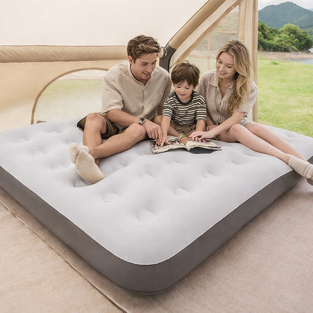 Colchón hinchable Marz - Cama portátil para camping y para invitados