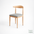 Silla de comedor Turner de estilo moderno de mediados de siglo
