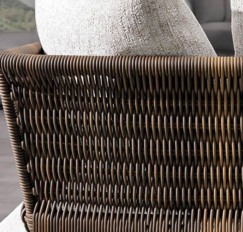 Conjunto de sofás y mesas de exterior Relly - Conjunto de 8 piezas para exteriores