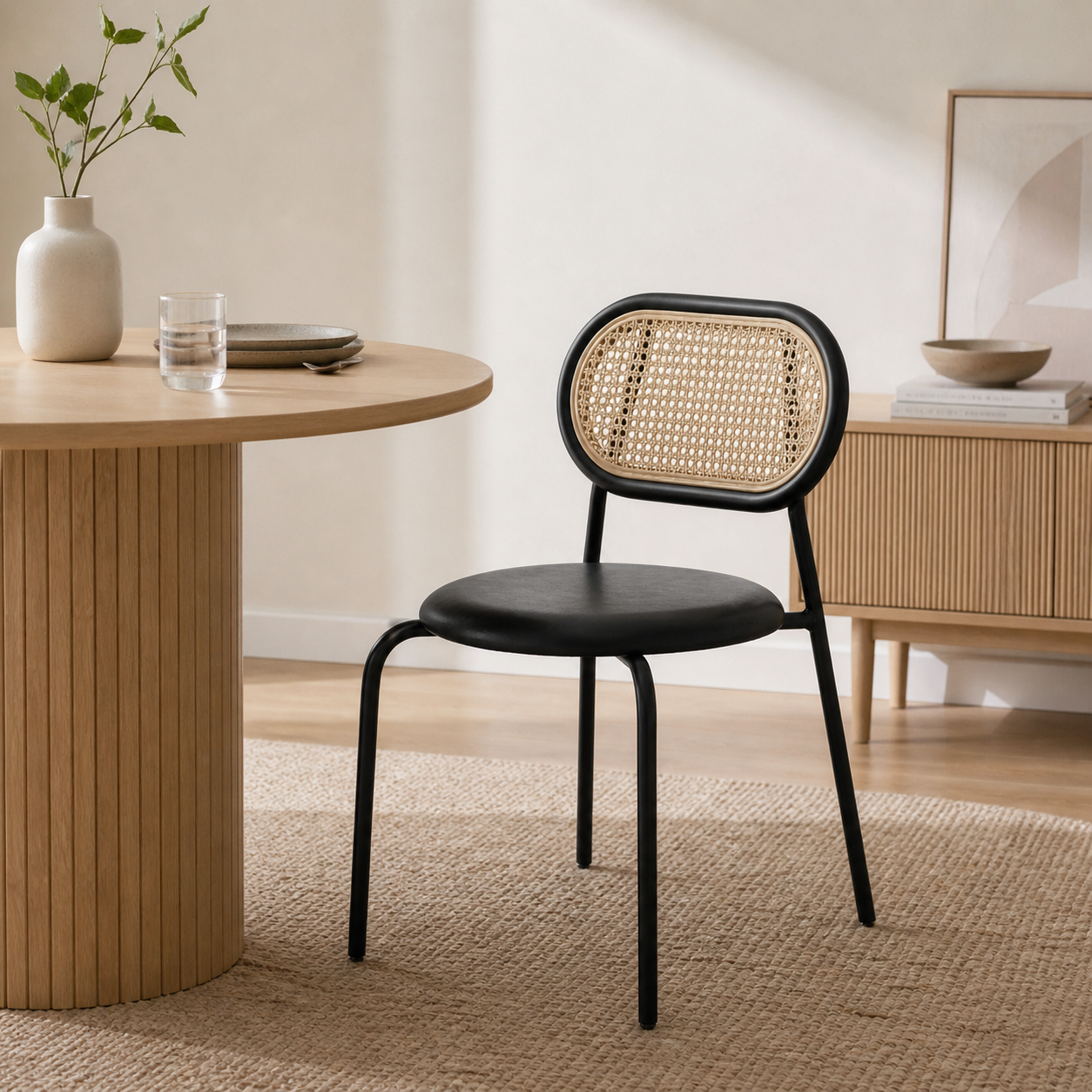 Silla Lalo con asiento acolchado