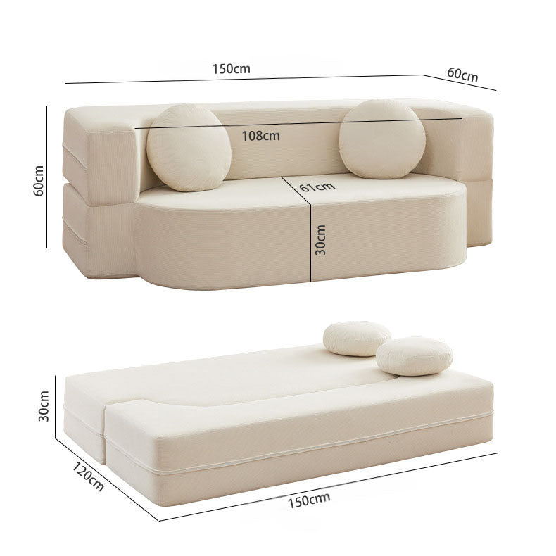 Sofá cama Vixe con cojines