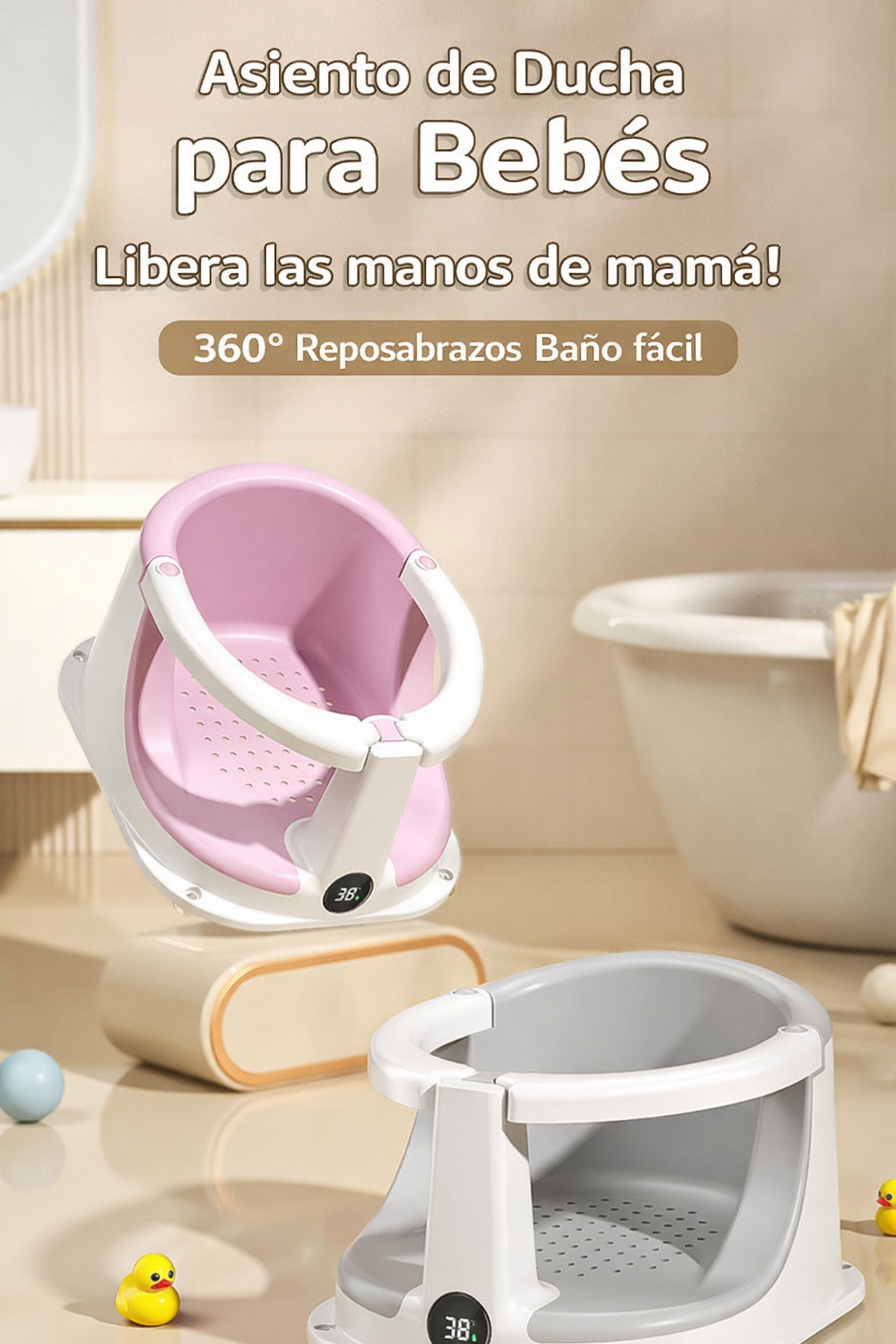 Silla portátil para bebés - Silla de apoyo suave para recién nacidos