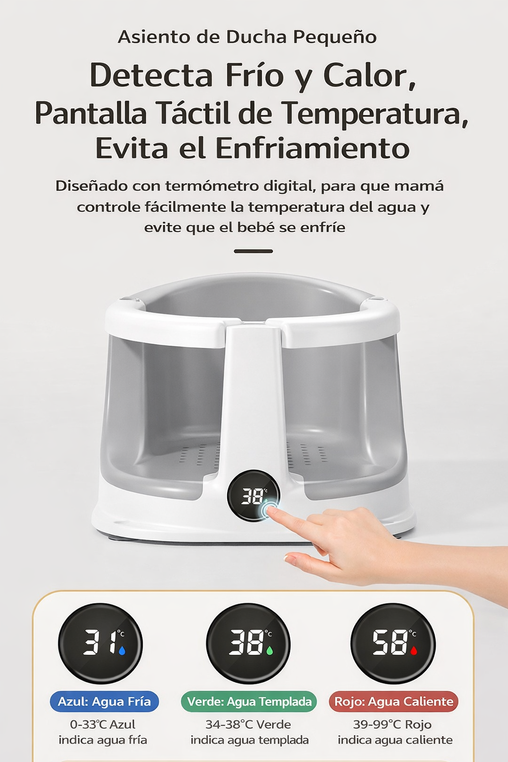 Silla portátil para bebés - Silla de apoyo suave para recién nacidos