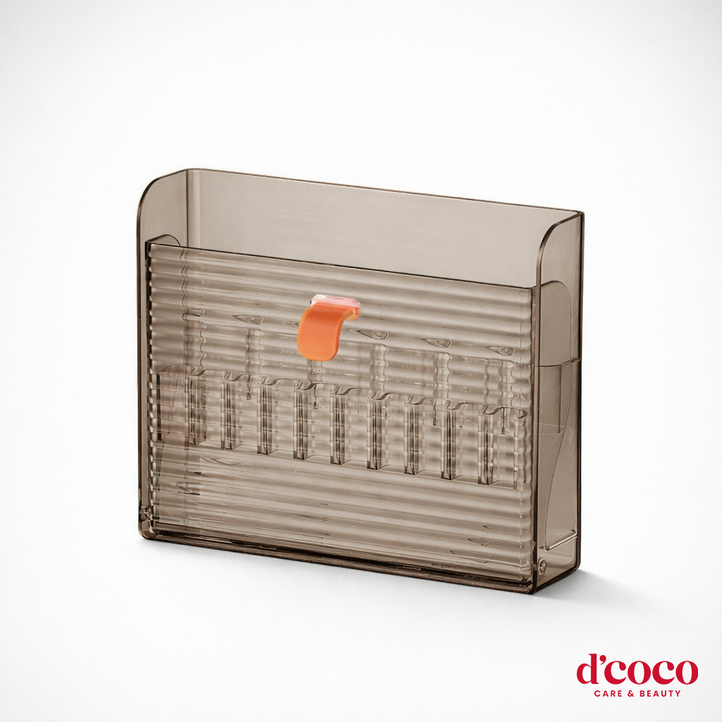 Caja de almacenamiento de pared estriada elegante de Canda
