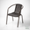 Silla Dana de imitación ratán – Estilo tejido para uso interior y exterior.