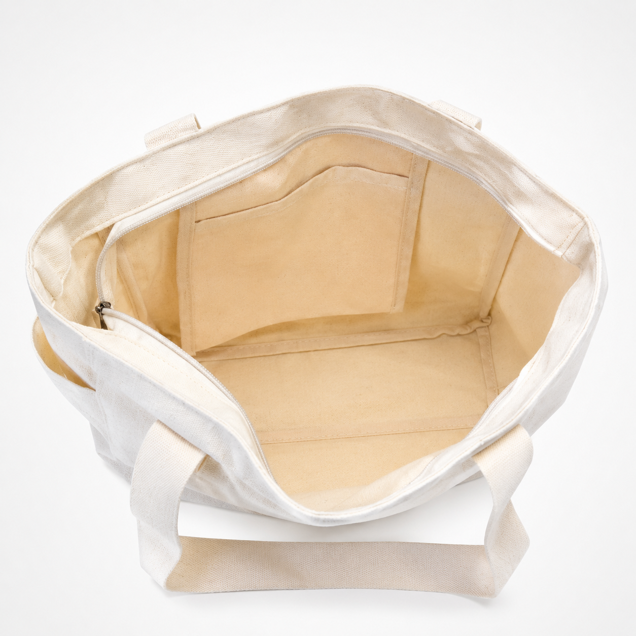 Bolso Tote De Lona Neta – Bolsillos Laterales, Doble Asa, Botón Dorado, 3 Colores