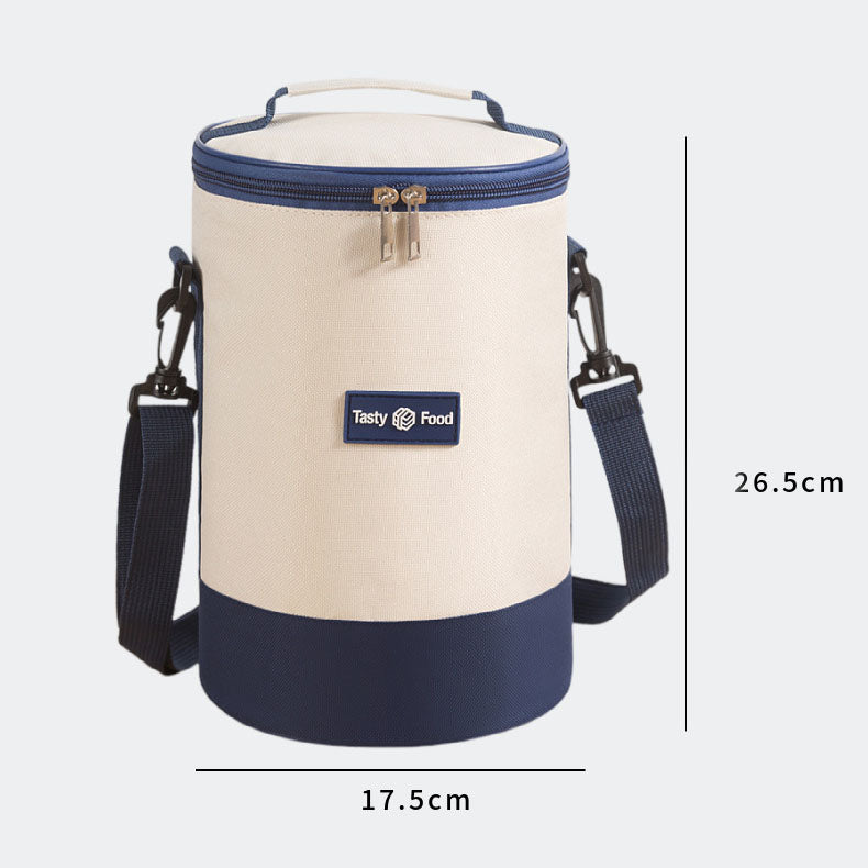 Bolsa térmica portátil tipo cubo – Aislada con correa para el hombro