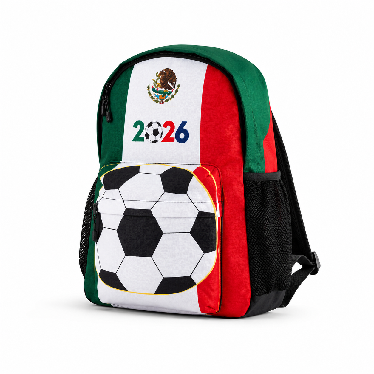 Mochila infantil México 2026 — edición especial Mundial de fútbol