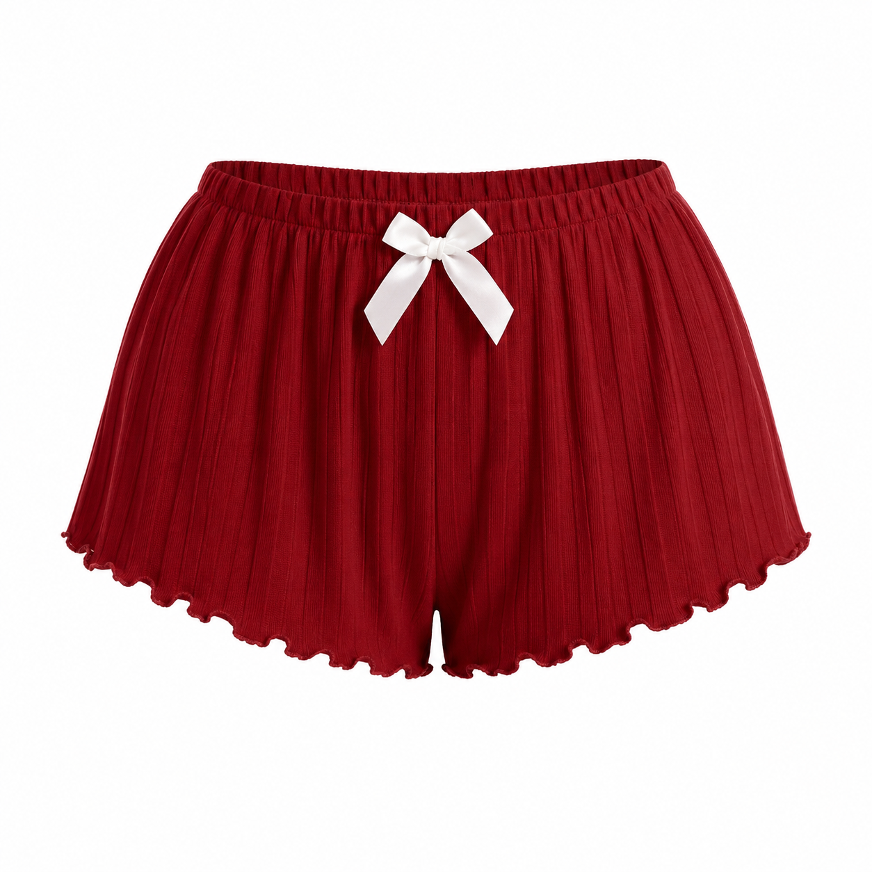 Conjunto pijama mujer 2 piezas Cherry — top camisola y shorts estilo coquette