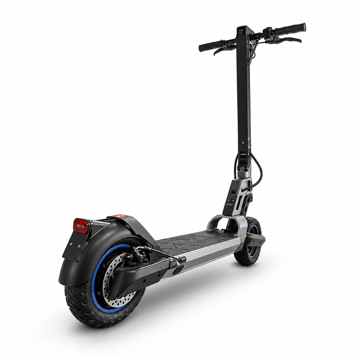Scooter Eléctrico Plegable CE-ES03 – Motor 500W, Batería 48V 15Ah, hasta 40 km/h, Ruedas 10", Freno Disco, Suspensión Delantera, Negro