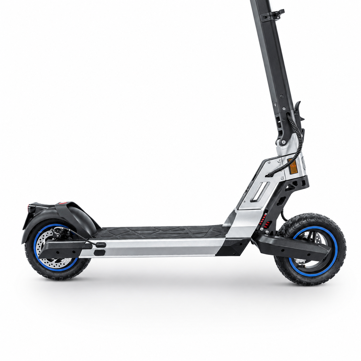 Scooter Eléctrico Plegable CE-ES03 – Motor 500W, Batería 48V 15Ah, hasta 40 km/h, Ruedas 10", Freno Disco, Suspensión Delantera, Negro