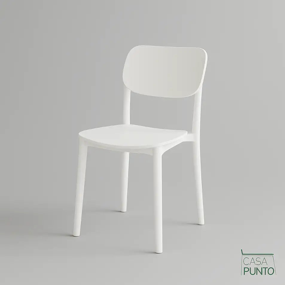 Silla de comedor apilable Hirus