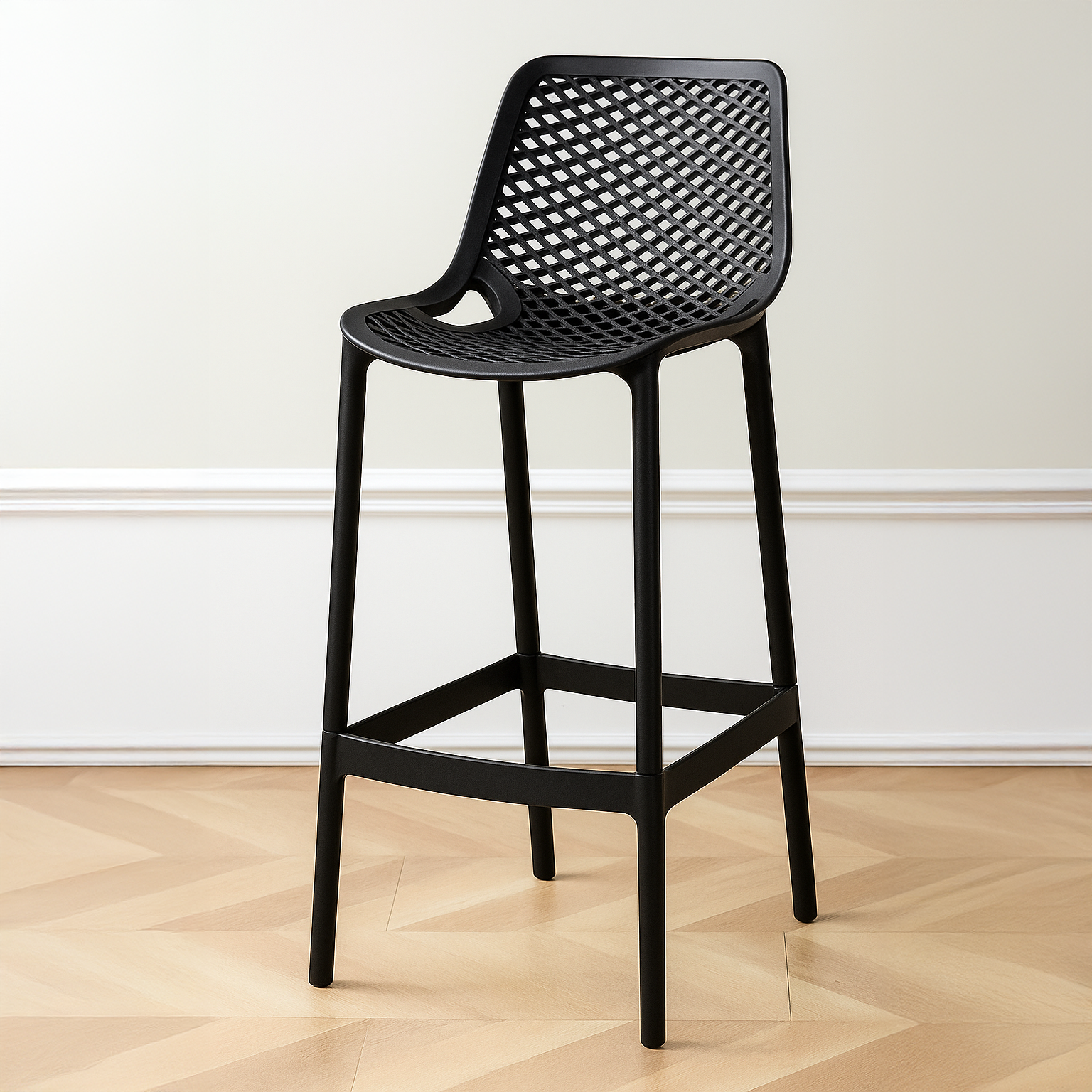 Taburete de bar perforado Dorte