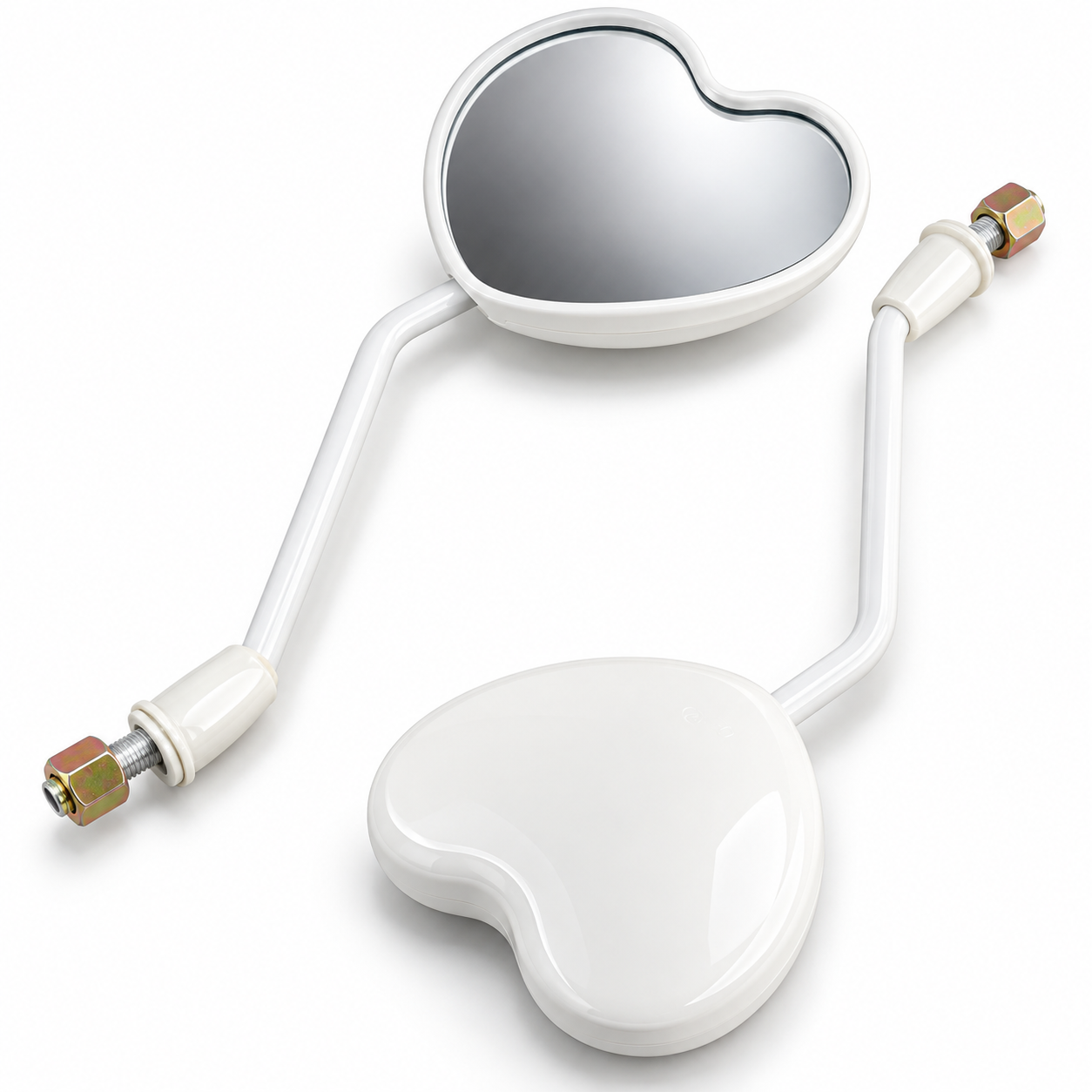 Espejo Retrovisor Modelo 03 Color Blanco Crema set de 2 | Banana Way