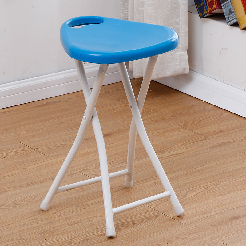 Taburete plegable Josh - Taburete compacto de 4 patas con asa