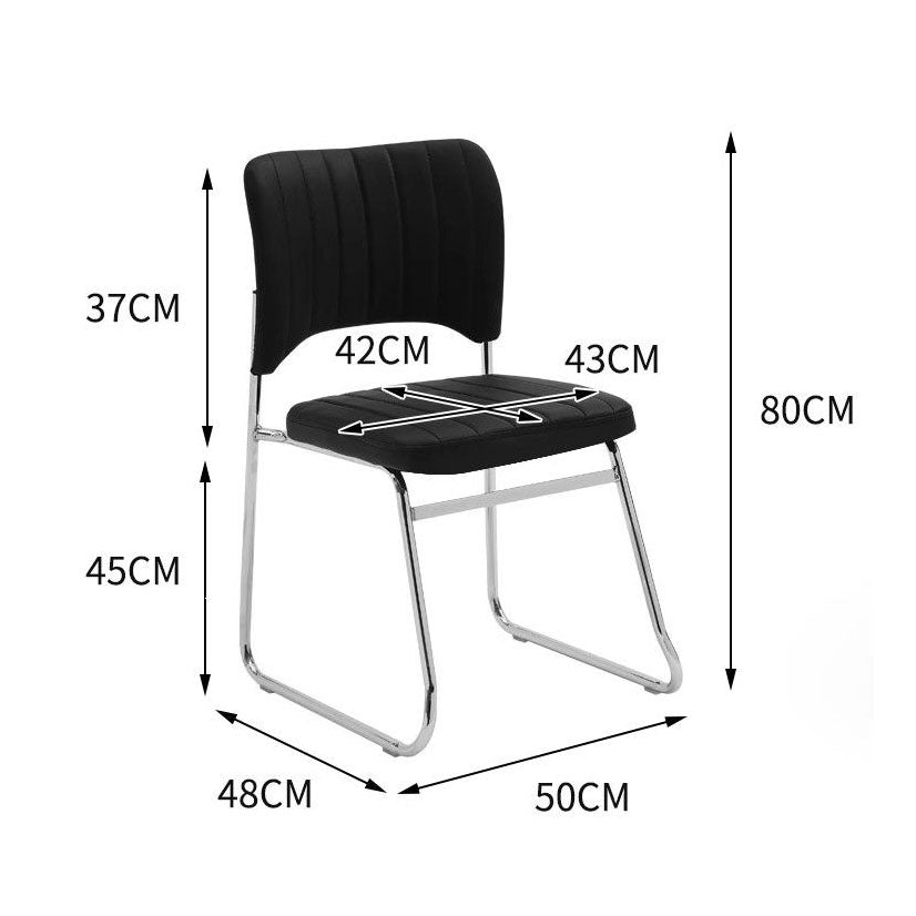 Silla de visita tipo trineo