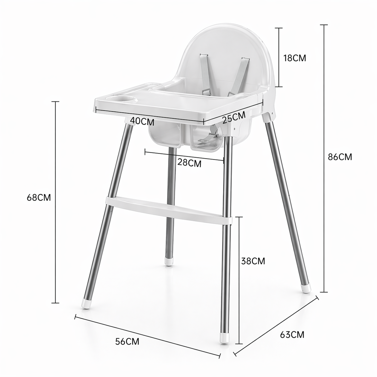 Trona convertible 2 en 1 DuoGrow