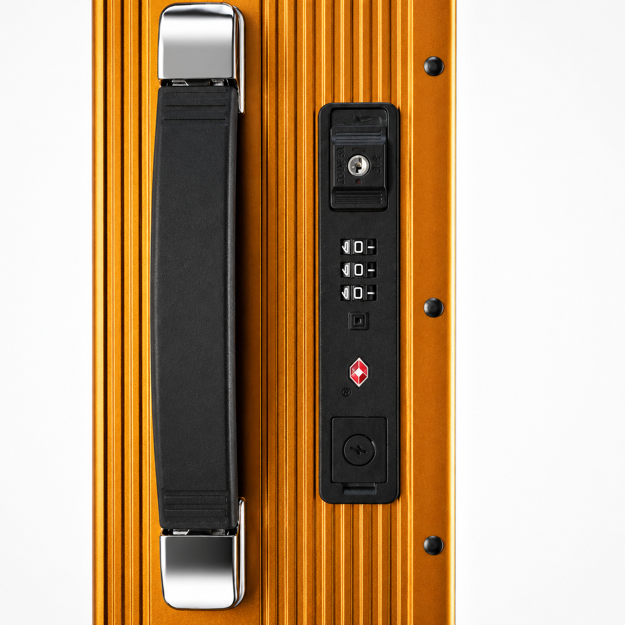 Maleta Scooter – Manillar Extensible Y Portavasos | Blanco y Naranja | Banana Way