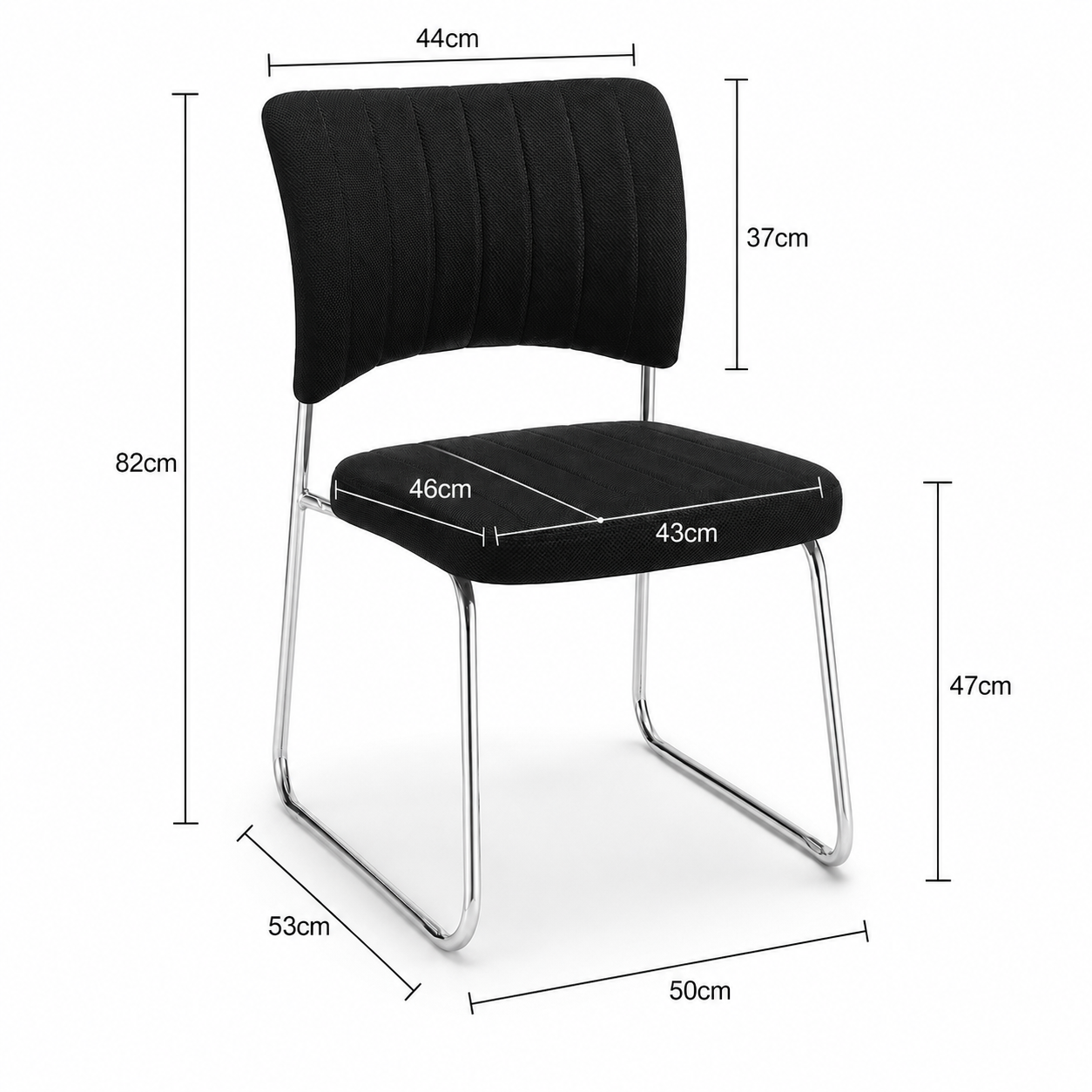 silla tipo trineo