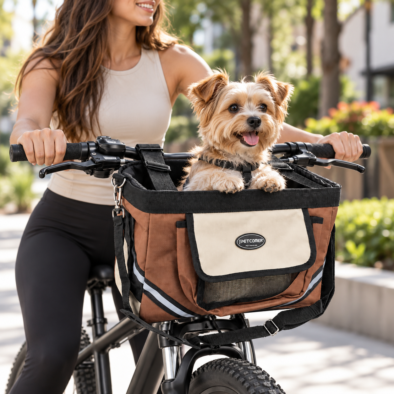 Bolsa Transportadora para Mascotas Tipo Canasta para Bicicleta | Banana Way