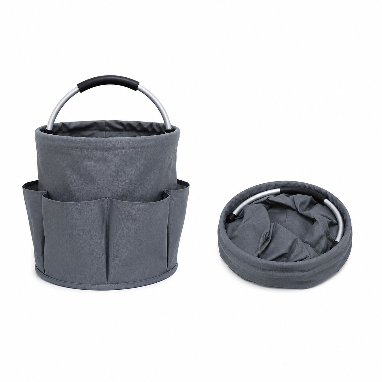 Bolsa organizadora plegable multifuncional Dafna — asa rígida y bolsillos exteriores.