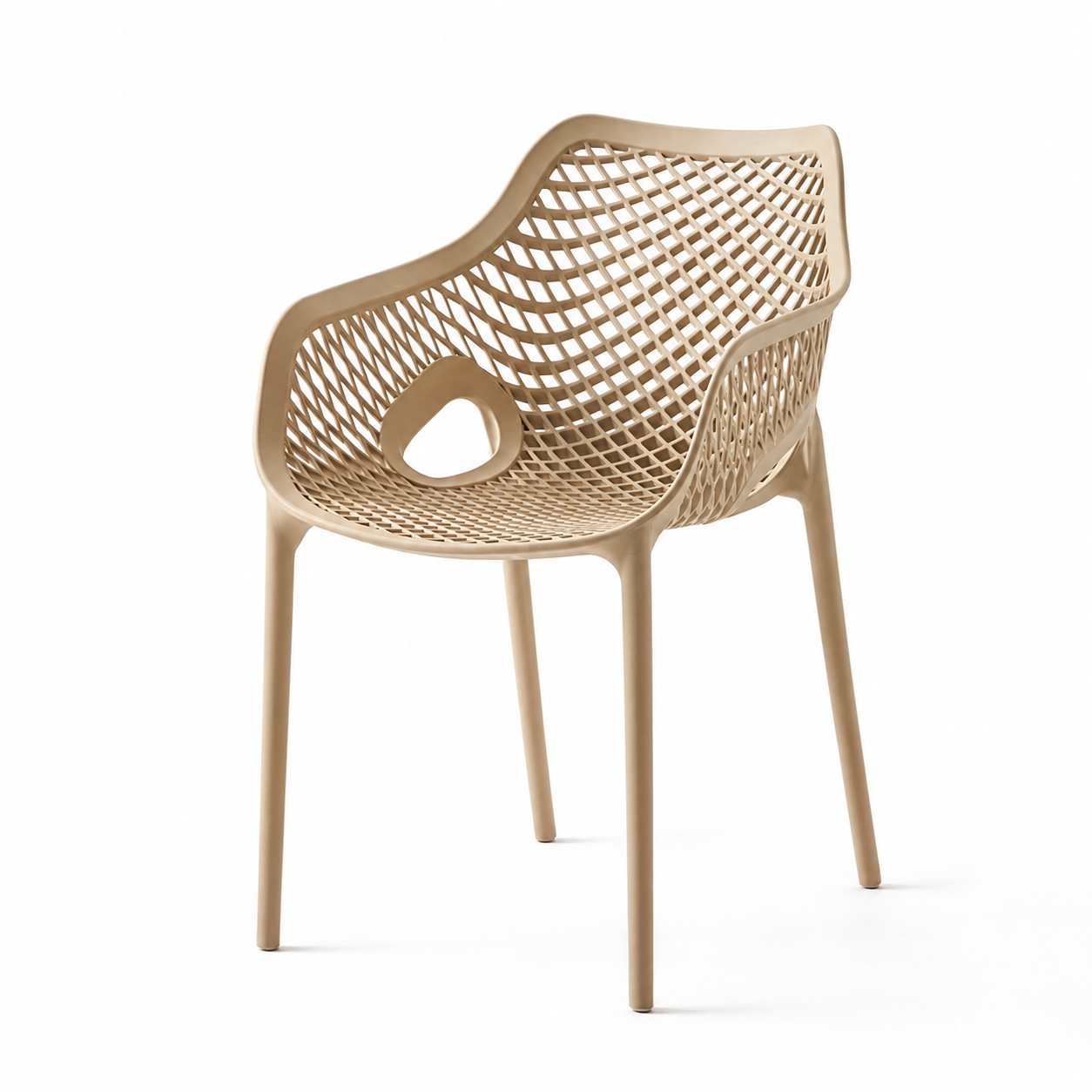 Silla Air con Brazos Apilable diseño moderno