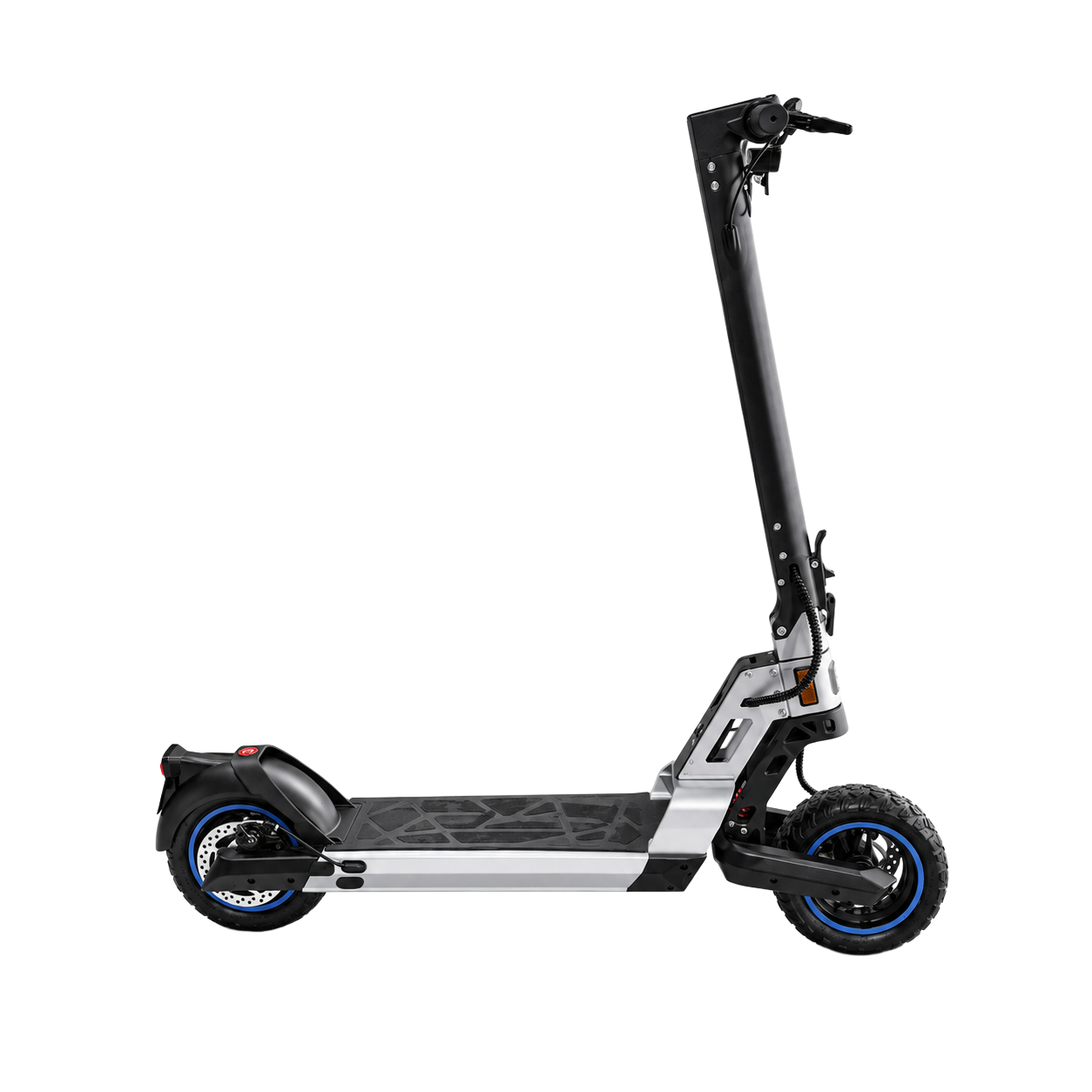 Scooter Eléctrico Plegable CE-ES03 – Motor 500W, Batería 48V 15Ah, hasta 40 km/h, Ruedas 10", Freno Disco, Suspensión Delantera, Negro