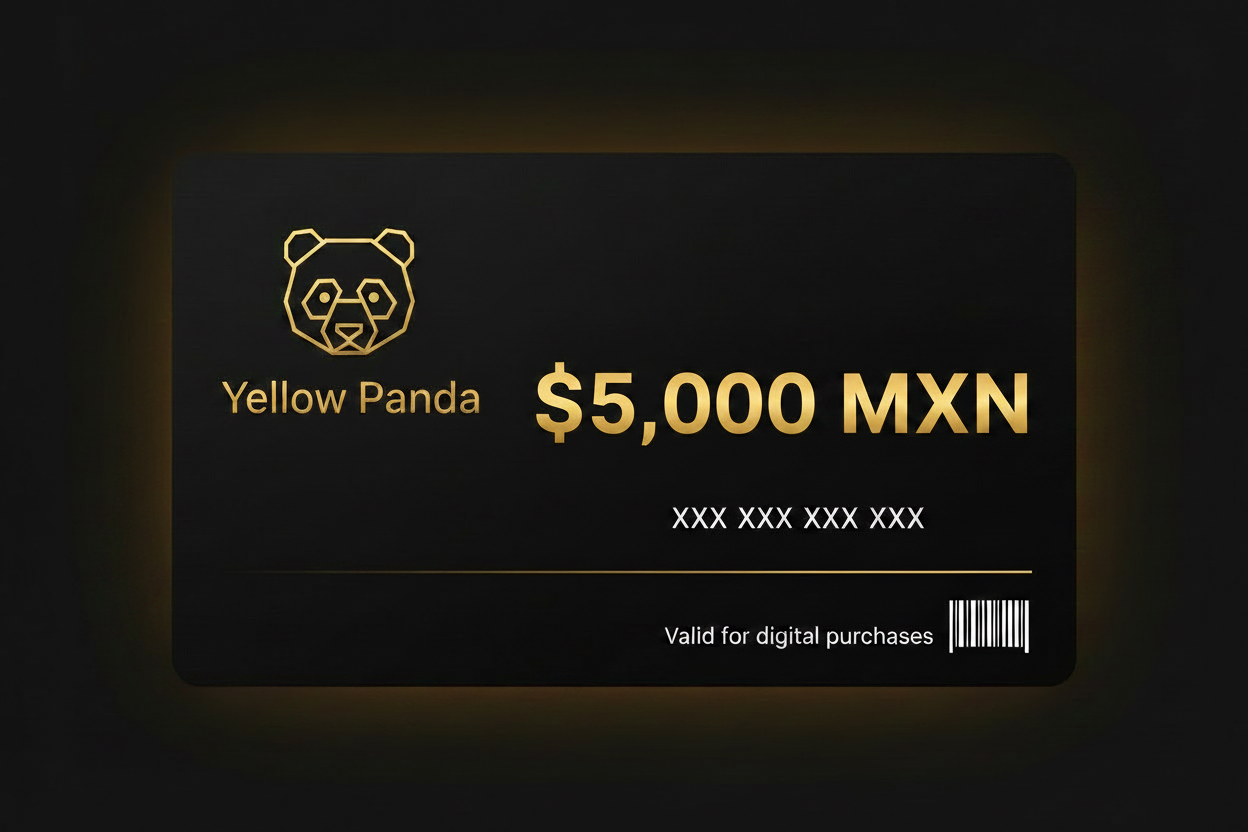Tarjeta $5,000 MXN